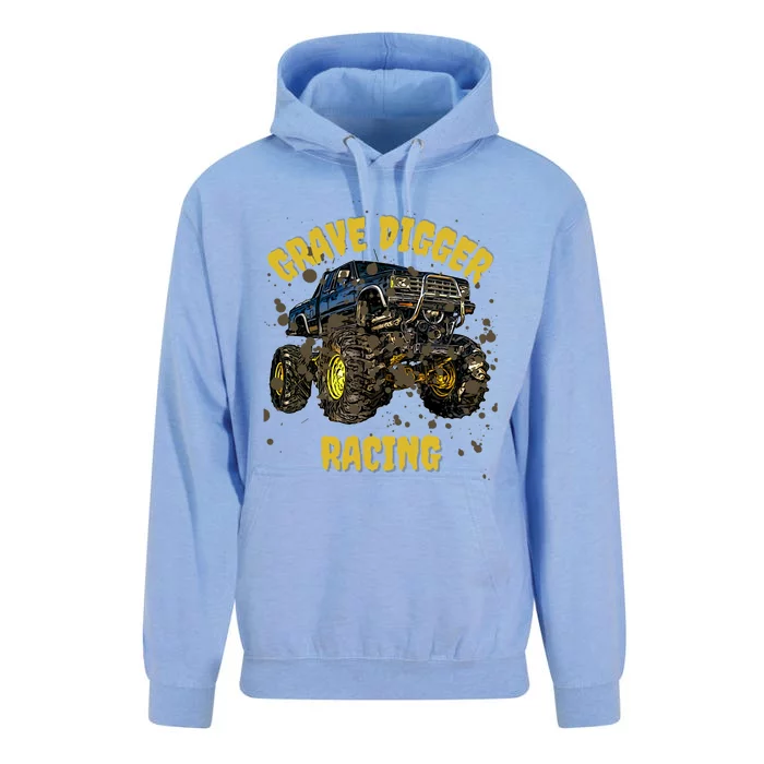 Monsters Truck Grave Diggers Off Roads 4 X 4 Racing Monsters Funny Gift Unisex Surf Hoodie