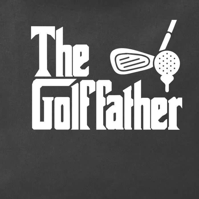 Men The Golffather Golf Father Funny Golfing Fathers Day Zip Tote Bag