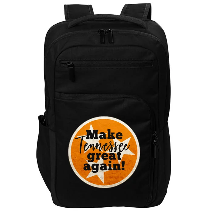 Make Tennessee Great Again State Flag Football Fan Gift Impact Tech Backpack