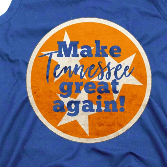 Make Tennessee Great Again State Flag Football Fan Gift Tank Top