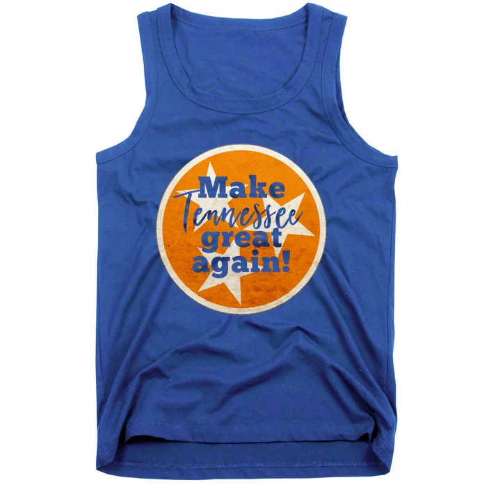 Make Tennessee Great Again State Flag Football Fan Gift Tank Top