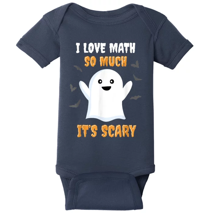 Math Teacher Halloween Funny Math Class School Mathematician Baby Bodysuit