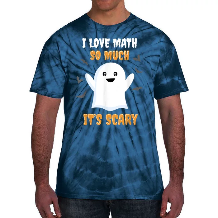 Math Teacher Halloween Funny Math Class School Mathematician Tie-Dye T-Shirt