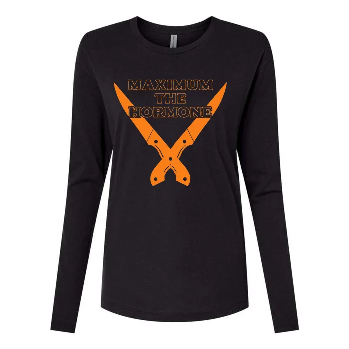 Maximum The Hormone Womens Cotton Relaxed Long Sleeve T-Shirt