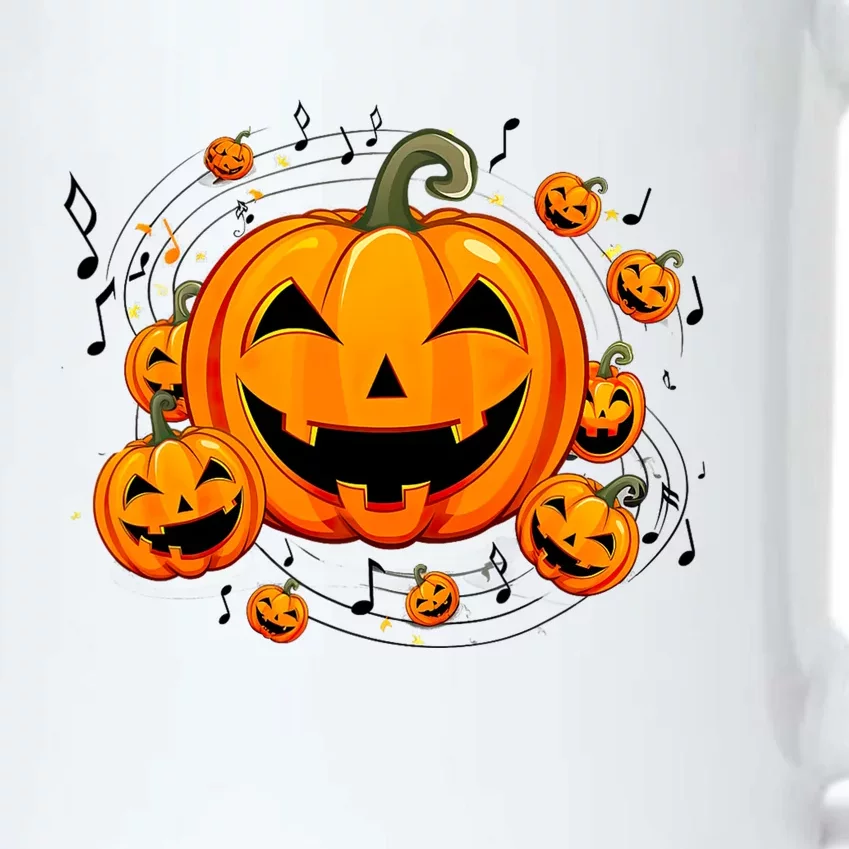 Music Teacher Halloween Fall Pumpkin Black Color Changing Mug