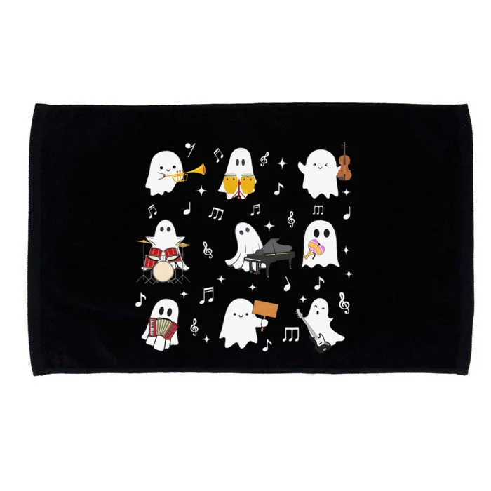 Music Teacher Halloween Music Teacher Education Gift Microfiber Hand Towel