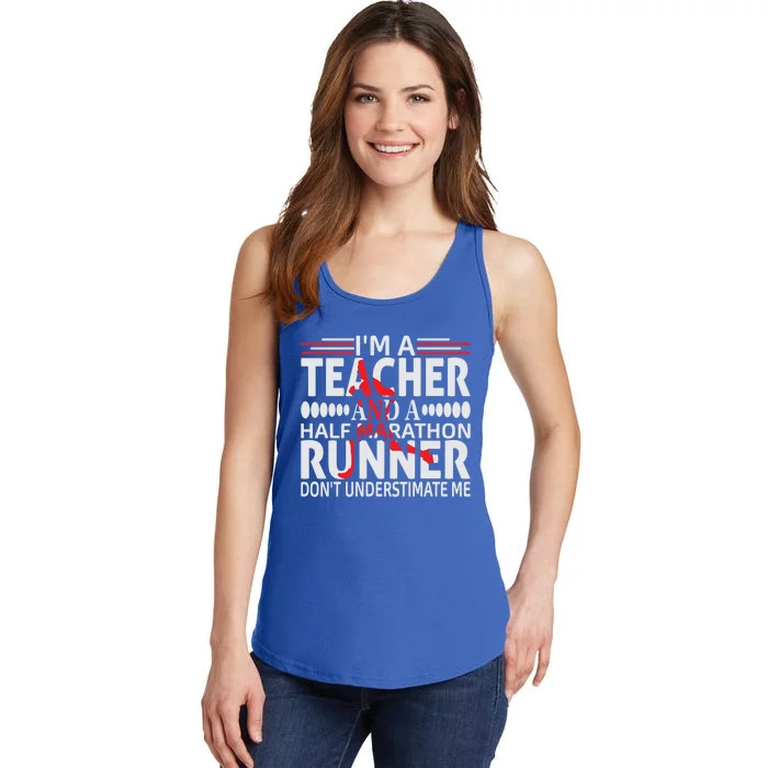 Marathoner Tee Half Marathon First Half Marathon Gift Ladies Essential Tank