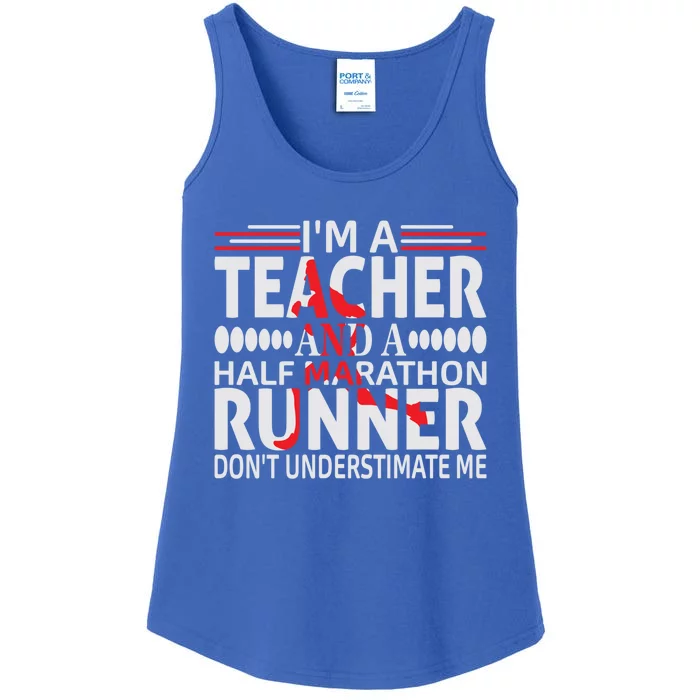 Marathoner Tee Half Marathon First Half Marathon Gift Ladies Essential Tank