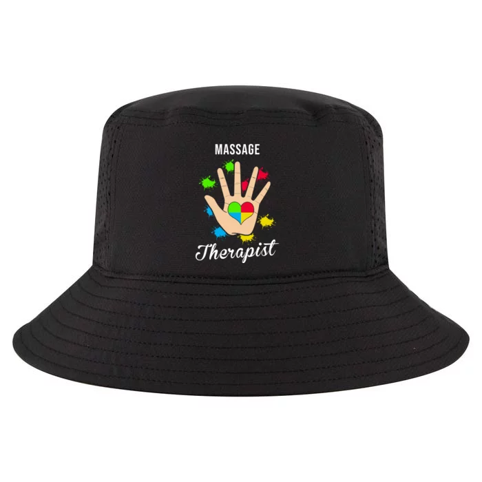 Massage Therapist Handprint Cool Comfort Performance Bucket Hat