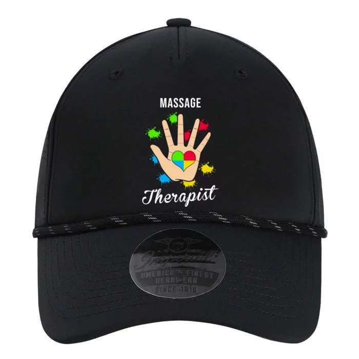 Massage Therapist Handprint Performance The Dyno Cap