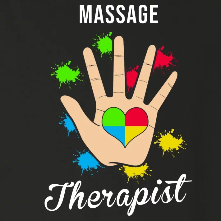 Massage Therapist Handprint Toddler Long Sleeve Shirt