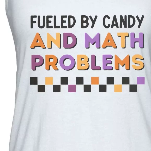 Math Teacher Halloween Back To School Ladies Essential Flowy Tank