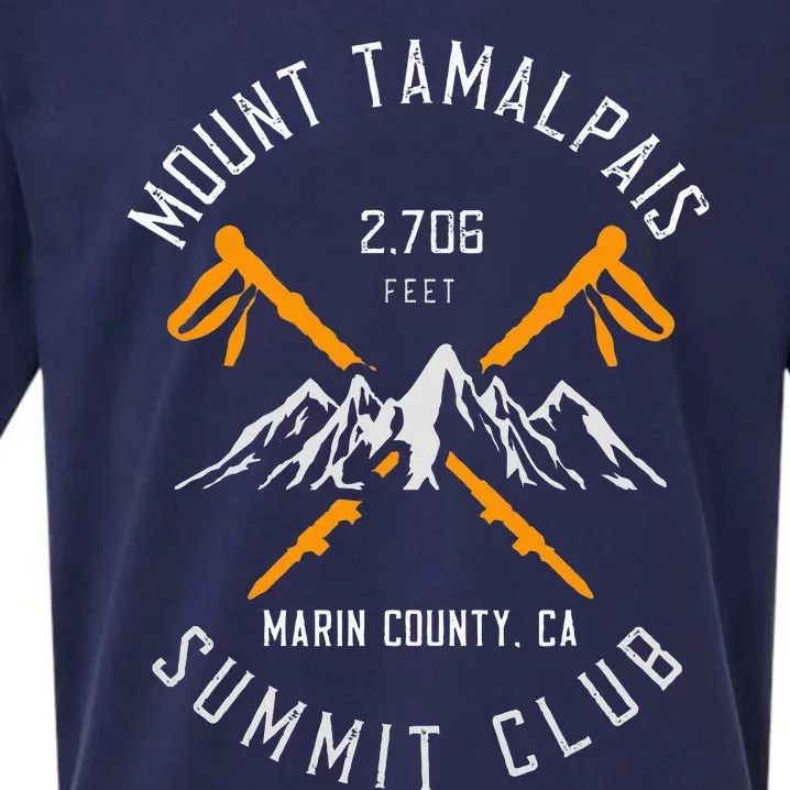 Mount Tamalpais Hiking Marin County California Sueded Cloud Jersey T-Shirt