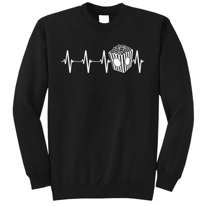 Movie Theater Heartbeat Movie Cinema Lover Tall Sweatshirt