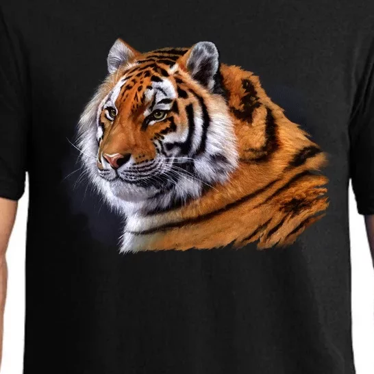 Majestic Tiger Head Pajama Set