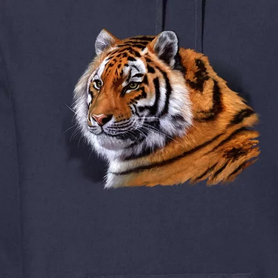 Majestic Tiger Head Premium Hoodie