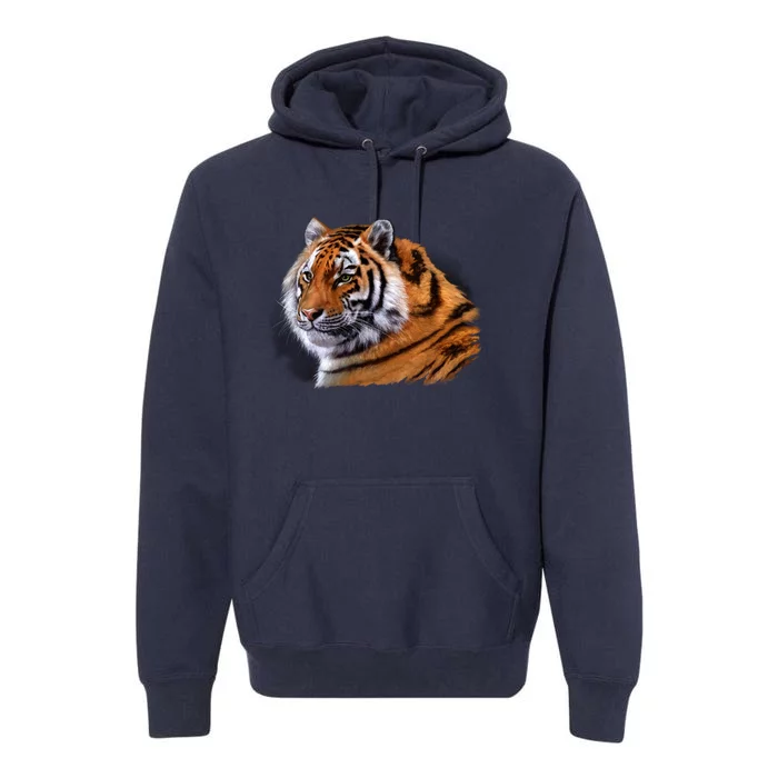 Majestic Tiger Head Premium Hoodie