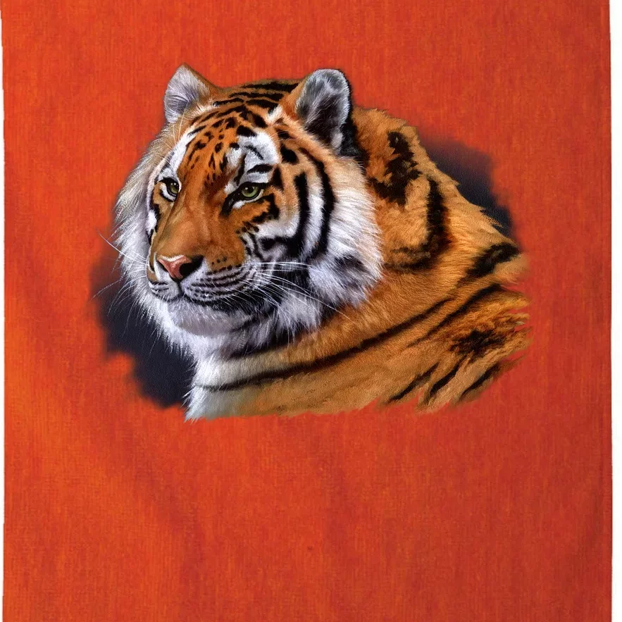 Majestic Tiger Head Platinum Collection Golf Towel