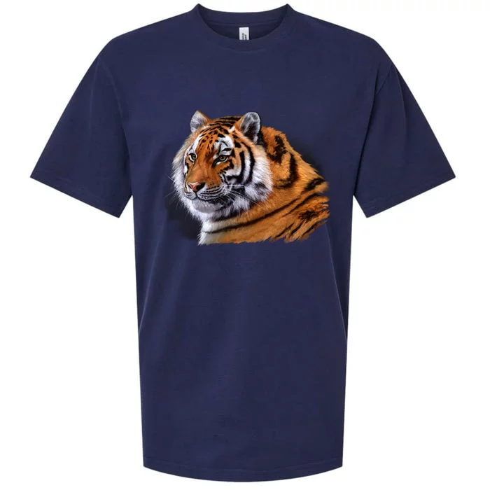 Majestic Tiger Head Sueded Cloud Jersey T-Shirt