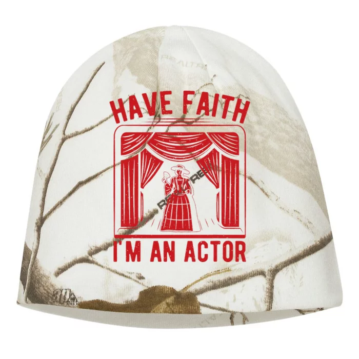 Musical Theatre Have Faith I´M An Actor Theater Broadway Kati - Camo Knit Beanie