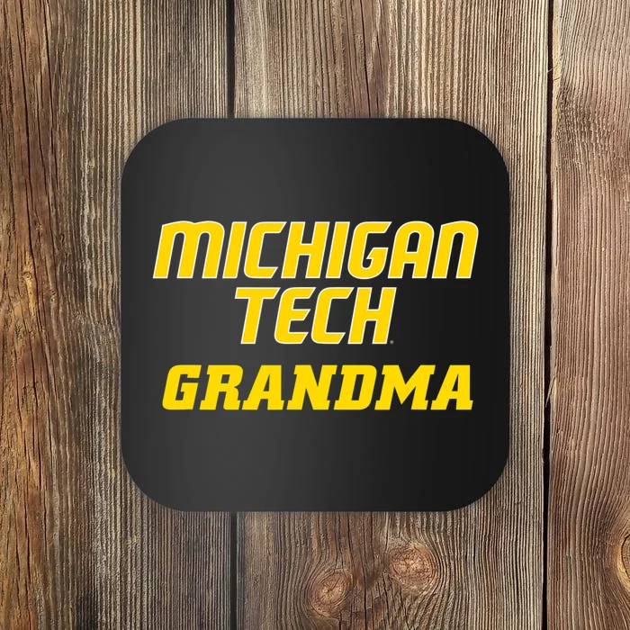 Michigan Tech Huskies Grandma Coaster