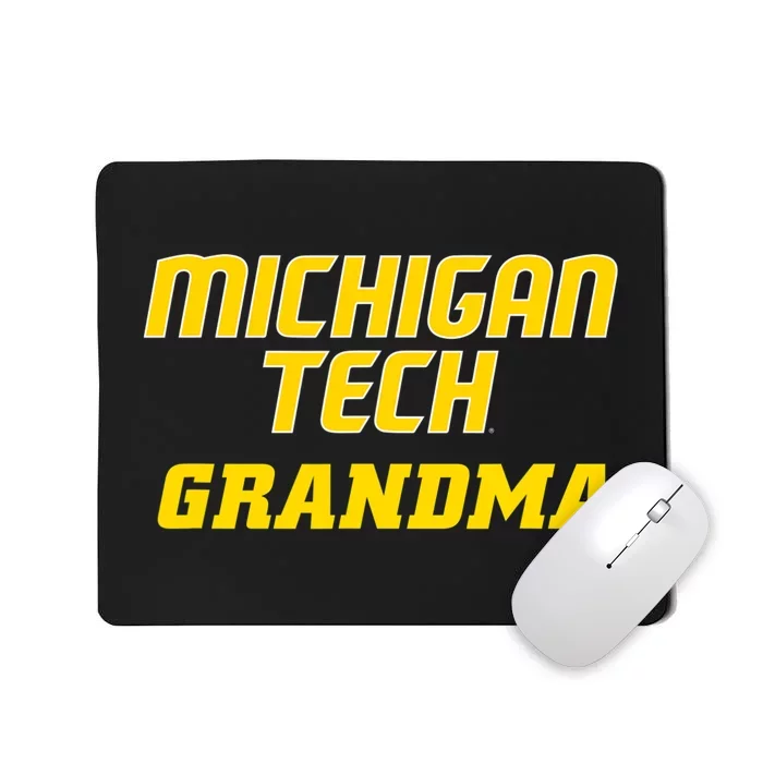 Michigan Tech Huskies Grandma Mousepad