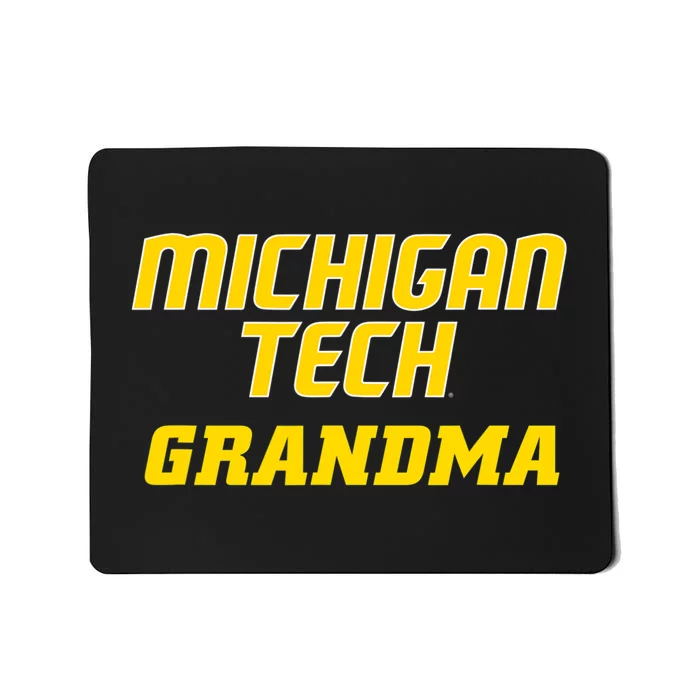 Michigan Tech Huskies Grandma Mousepad