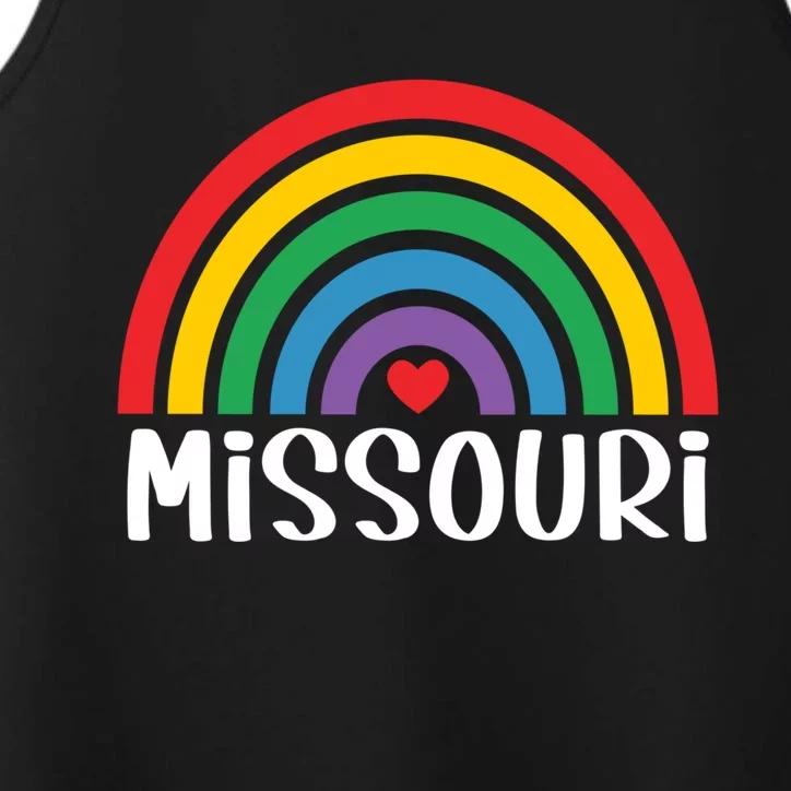 Missouri Travel I Love Missouri Usa Gift Performance Tank