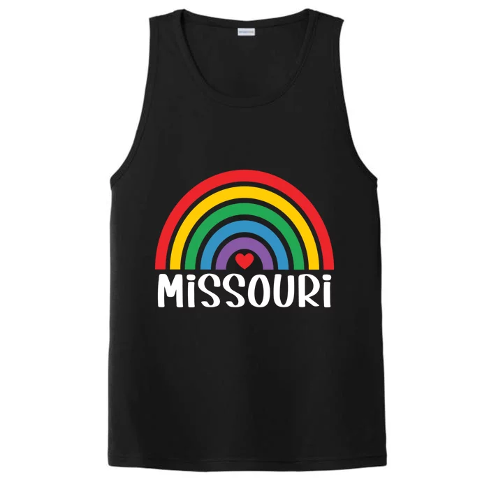 Missouri Travel I Love Missouri Usa Gift Performance Tank