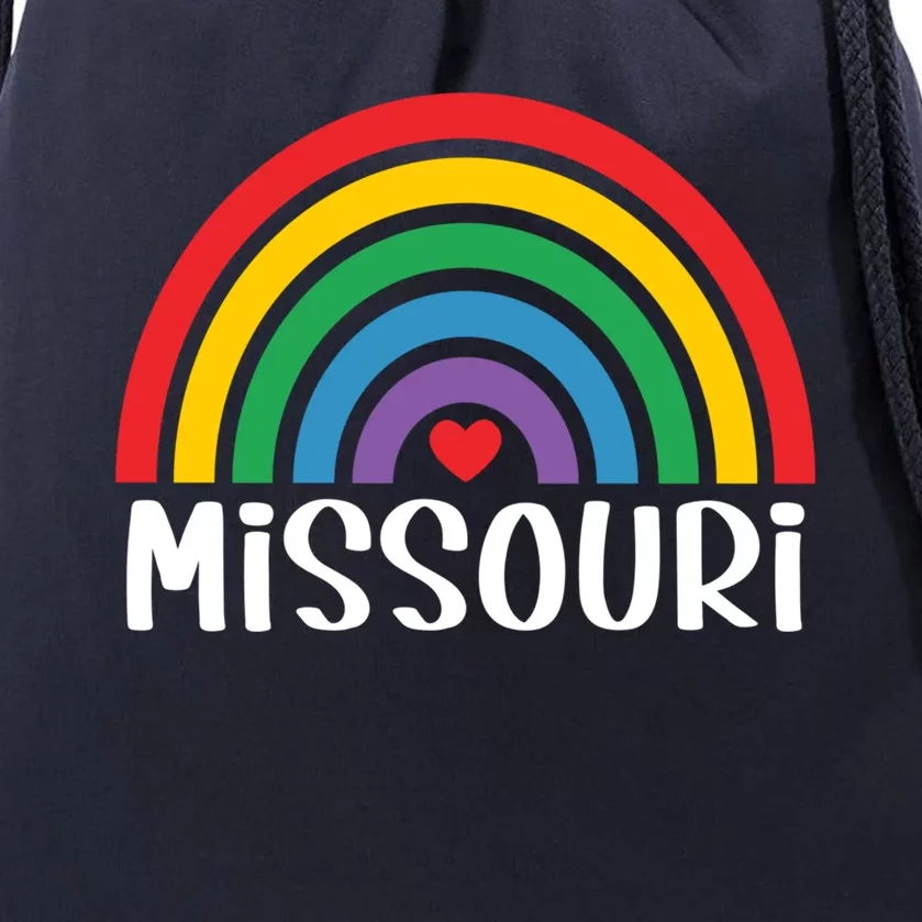 Missouri Travel I Love Missouri Usa Gift Drawstring Bag