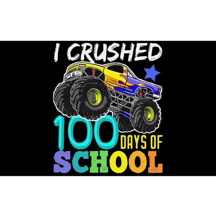 Monster Truck I Crushed 100 Days Of School Bumper Sticker