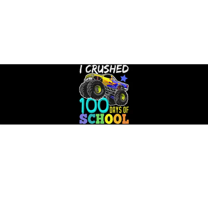 Monster Truck I Crushed 100 Days Of School Bumper Sticker