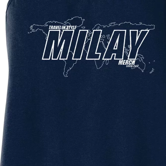 Milay Travel In Style Women's Racerback Tank