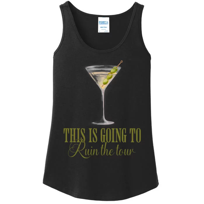 Martini This Is Going To Ruin The Ladies Essential Tank