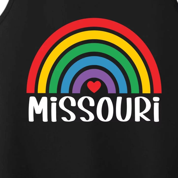 Missouri Travel I Love Missouri Usa Funny Gift Performance Tank