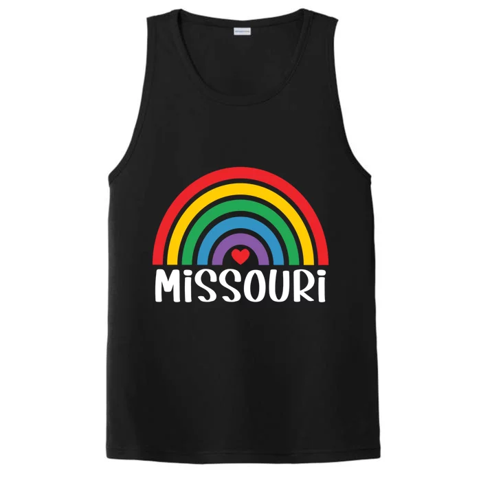 Missouri Travel I Love Missouri Usa Funny Gift Performance Tank