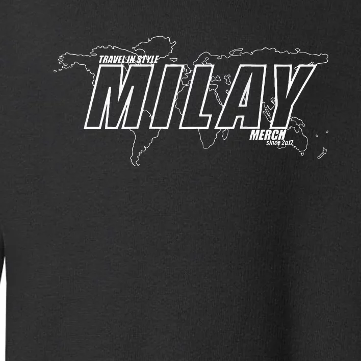 Milay Travel In Style Toddler Sweatshirt