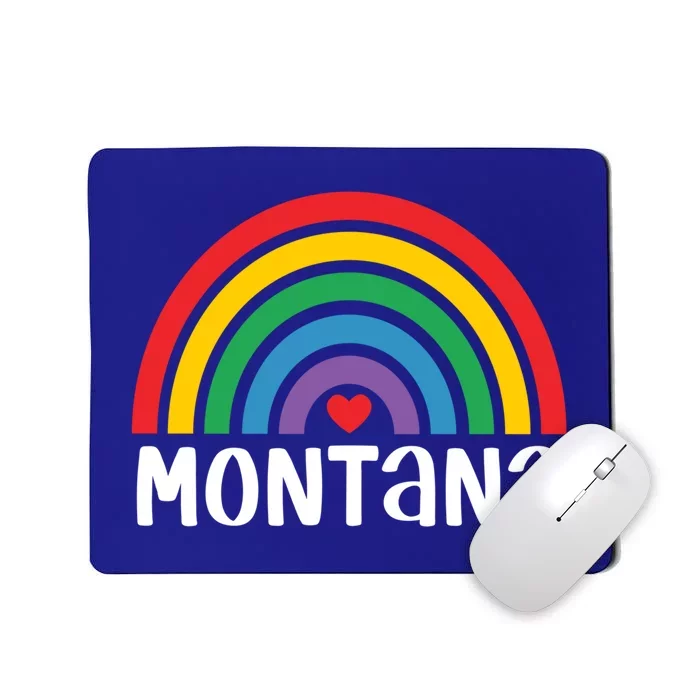 Montana Travel I Love Montana Usa Gift Mousepad