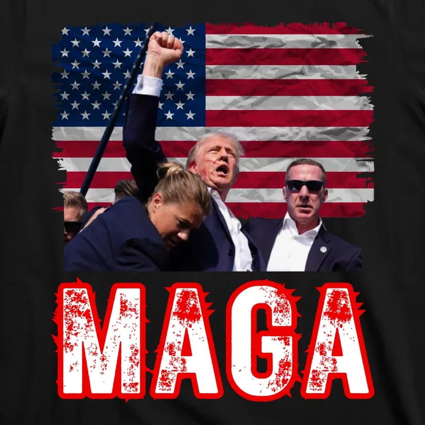 Maga Trump Iconic Fist Raised T-Shirt