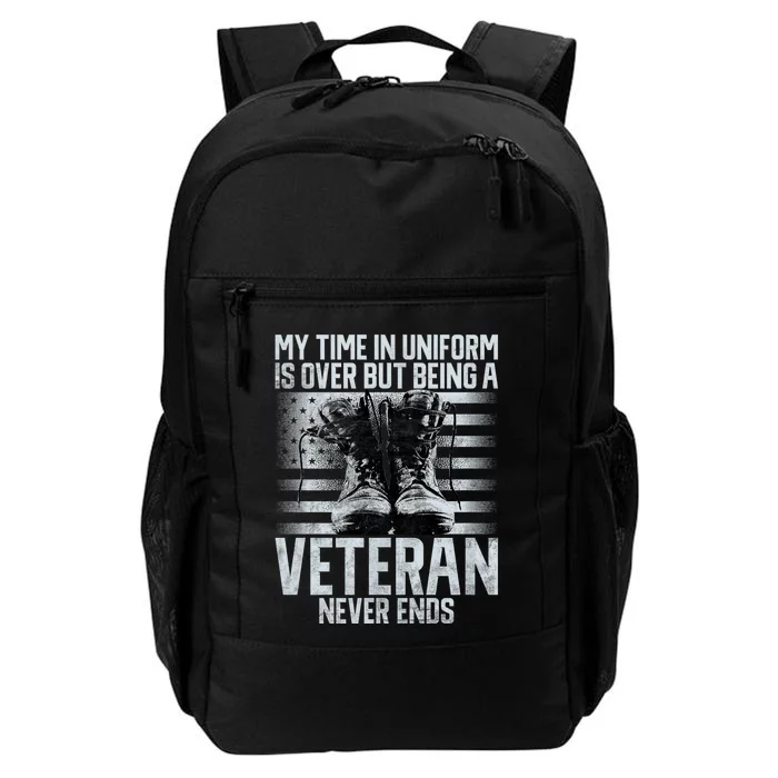 My Time In Uniform Is Over But Being A Veteran Never Ends Daily Commute Backpack