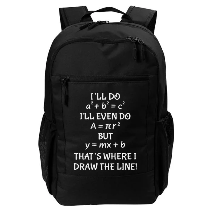 Math Teacher Joke-Fun Best Math Quotes saying Daily Commute Backpack