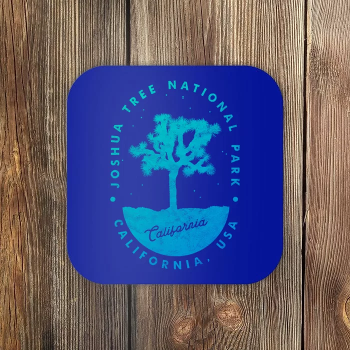 Minimalist Tree Joshua Tree National Park Distressed Design Gift Coaster