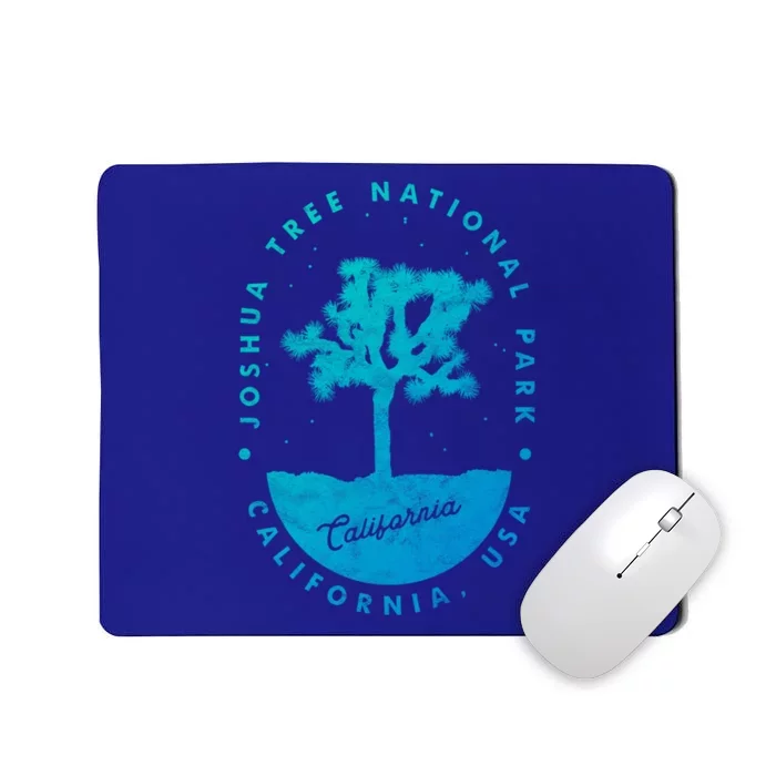 Minimalist Tree Joshua Tree National Park Distressed Design Gift Mousepad