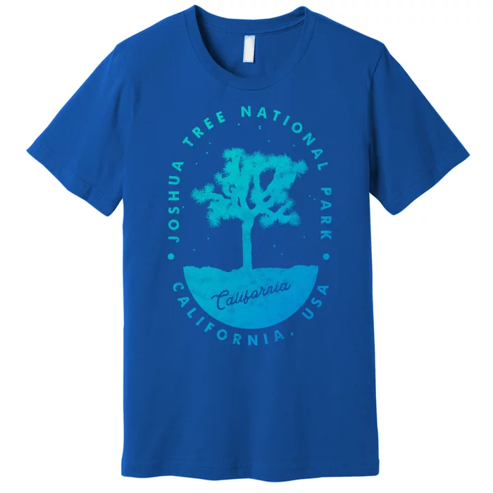 Minimalist Tree Joshua Tree National Park Distressed Design Gift Premium T-Shirt