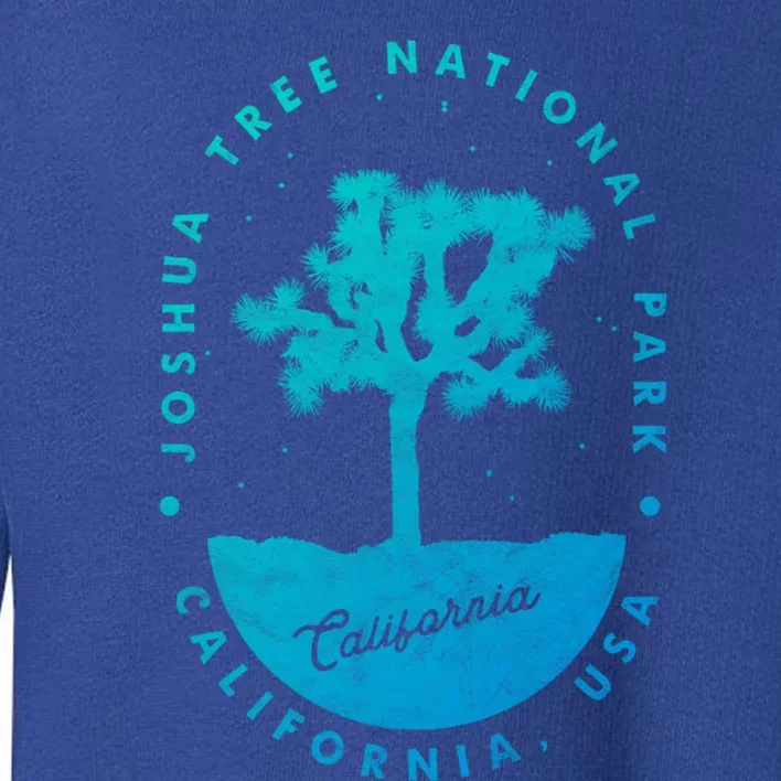 Minimalist Tree Joshua Tree National Park Distressed Design Gift Toddler Sweatshirt