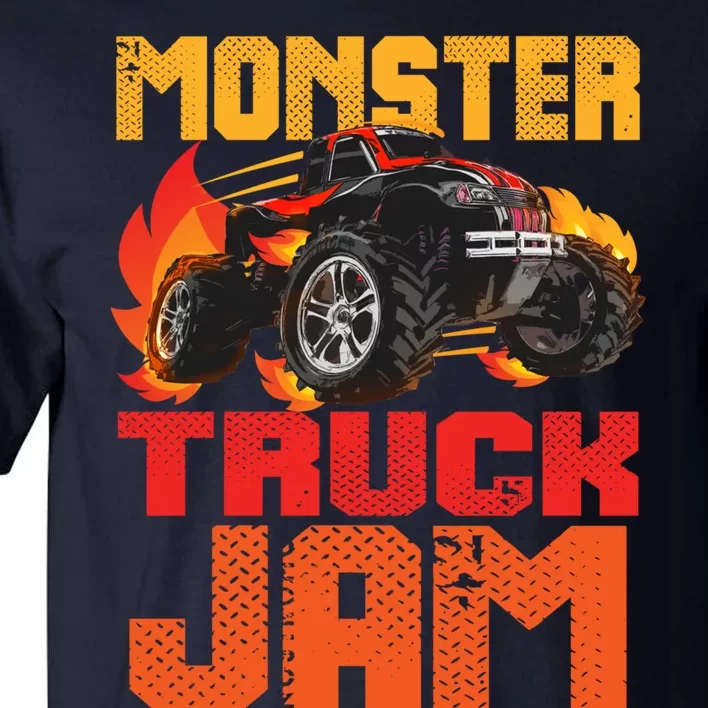 Monster Truck Jam Retro Huge Truck Tall T-Shirt