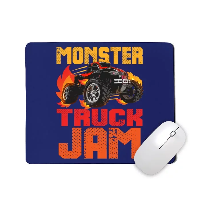 Monster Truck Jam Retro Huge Truck Mousepad