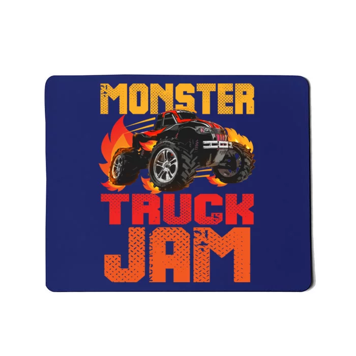 Monster Truck Jam Retro Huge Truck Mousepad