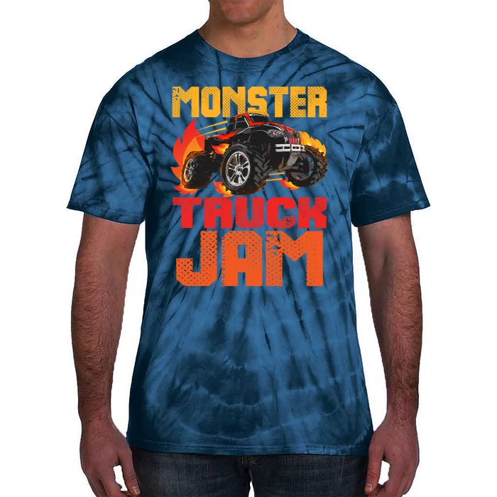 Monster Truck Jam Retro Huge Truck Tie-Dye T-Shirt