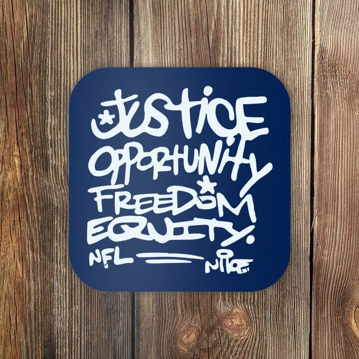 Mike Tomlin Justice Opportunity Equity Freedom Coaster